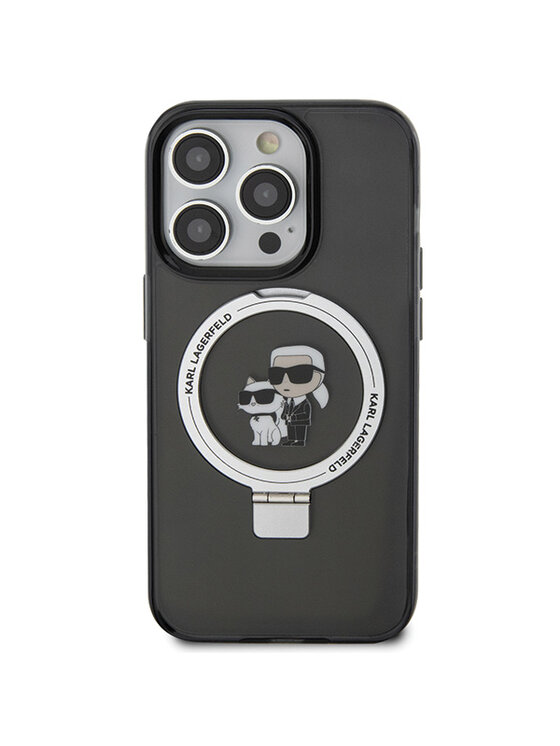 KARL LAGERFELD KARL LAGERFELD Etui na telefon iPhone 15 Pro Czarny