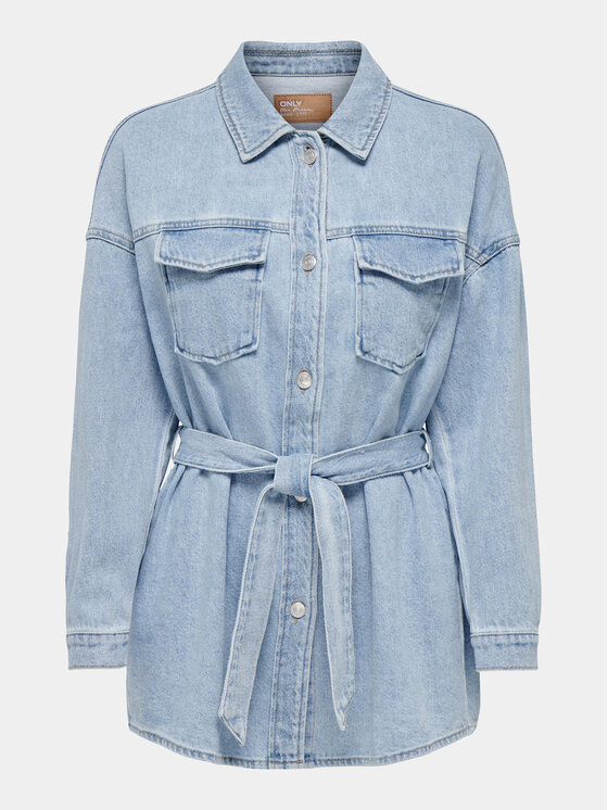 ONLY ONLY Farmer kabát Sophia 15282286 Kék Regular Fit