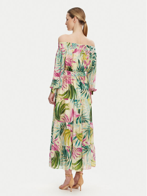 Guess Guess Rochie de vară W5GT16 WH9Z2 Colorat Regular Fit