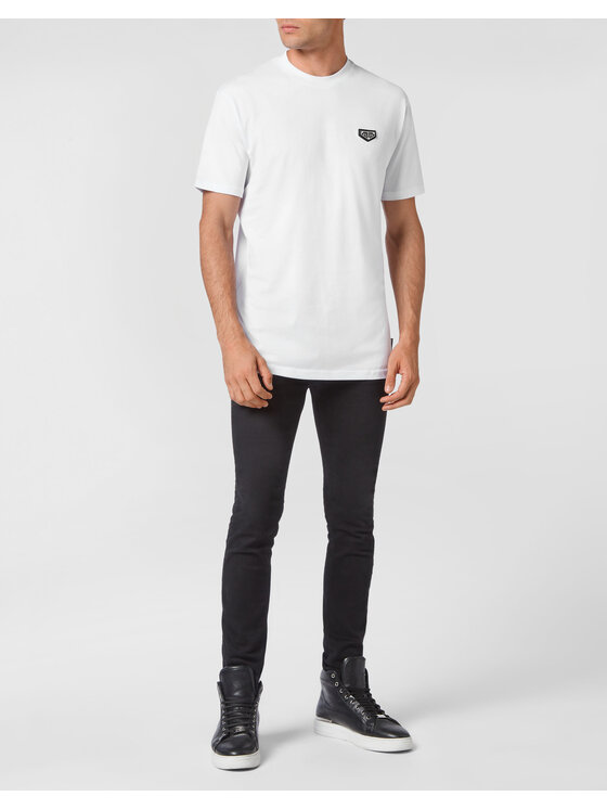 PHILIPP PLEIN PHILIPP PLEIN T-Shirt 11 Biały Regular Fit