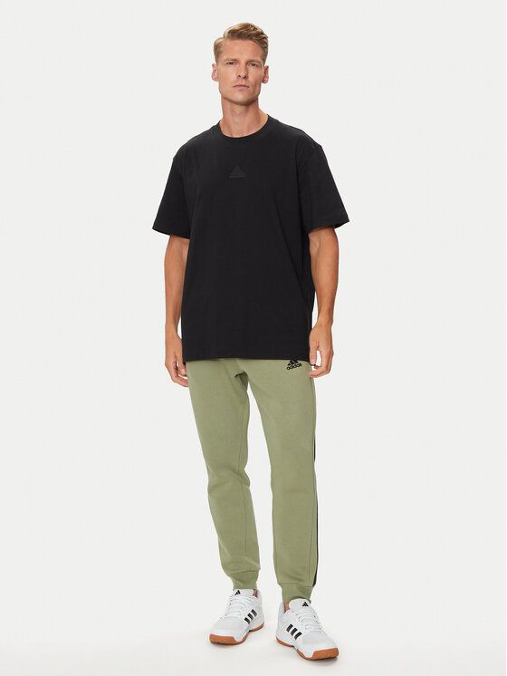 adidas adidas T-krekls Brand Love IW3539 Melns Loose Fit