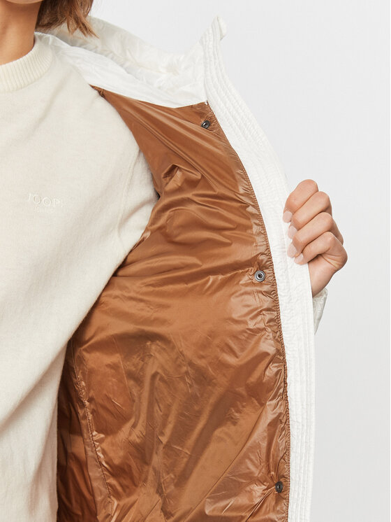 Deha Deha Пуховик D93583 Écru Regular Fit