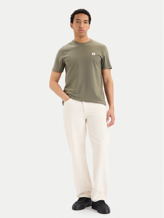 Calvin Klein Jeans Calvin Klein Jeans T-krekls LV04RC272G Haki Regular Fit