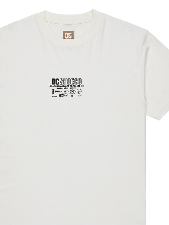 DC Shoes DC Shoes T-Shirt Made Custom EDYZT04368 Weiß Regular Fit