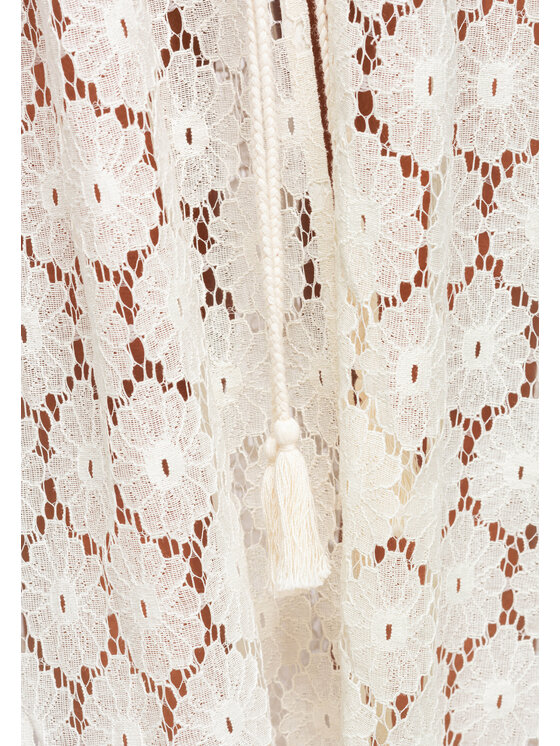 Ombre Ombre Sweter OW-SW-E0001 Kremowy Loose Fit