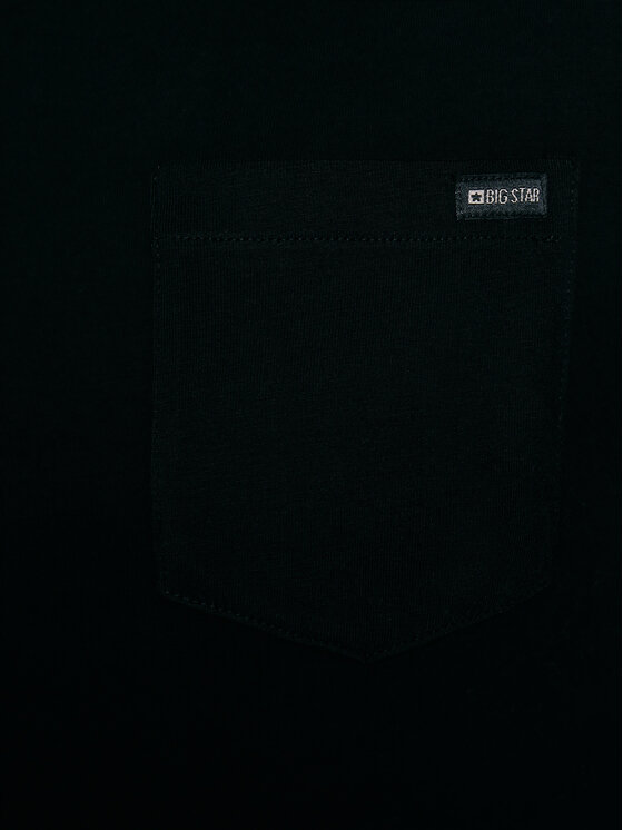 BIG STAR BIG STAR T-Shirt CARBON Czarny Basic Fit