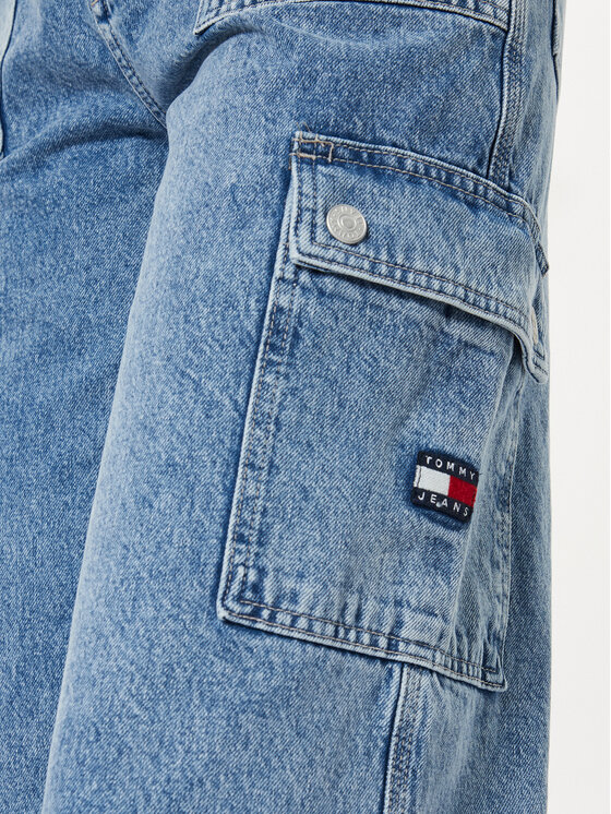 Tommy Jeans Tommy Jeans Traperice Claire DW0DW18176 Plava Wide Leg