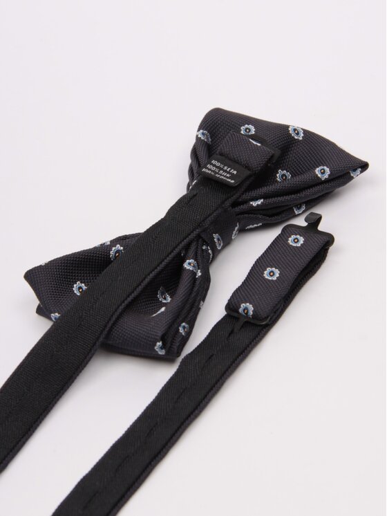 ELSNER ELSNER Παπιγιόν BUTTERFLY Z JEDWABNEGO ŻAKARDU A5373 Γκρι