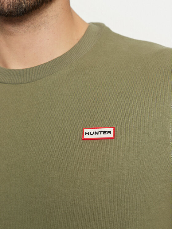 Hunter Hunter T-shirt Alvin HARM0039242 Kaki Regular Fit