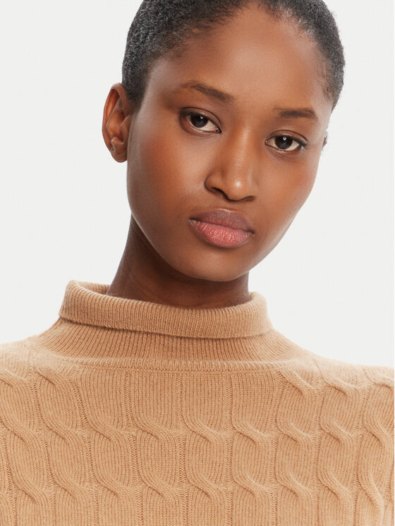 Marella Marella Rollkragenpullover Aero 2523366094 Beige Regular Fit