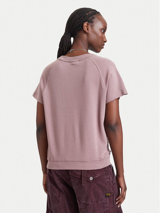 G-STAR G-STAR T-Shirt Raglan D24512-D976 Ροζ Regular Fit