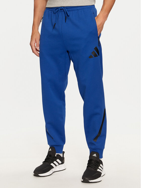 adidas adidas Donji dio trenerke Z.N.E. JF6541 Plava Regular Fit