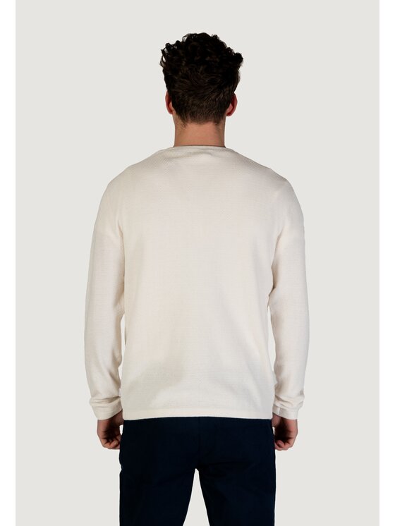 Jack&Jones Jack&Jones Maglione JJEGEORGE KNIT CREW NECK NOOS Bianco To Fit