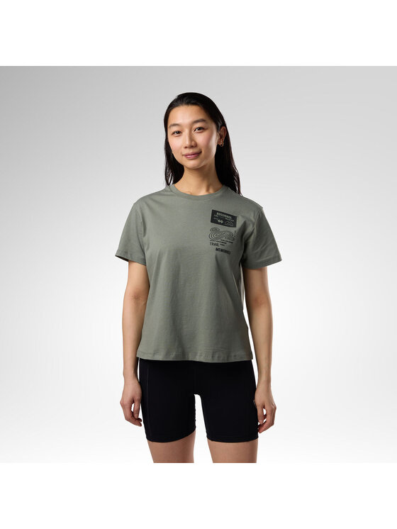 Rossignol Rossignol T-Shirt W Graphic Waterfall Tee Zielony ciemny