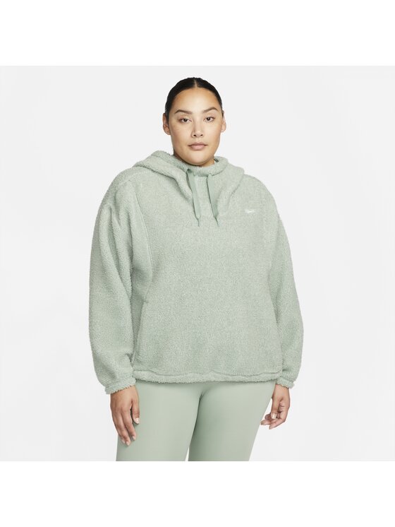 Nike Felpa Therma FIT Verde Regular Fit Modivo