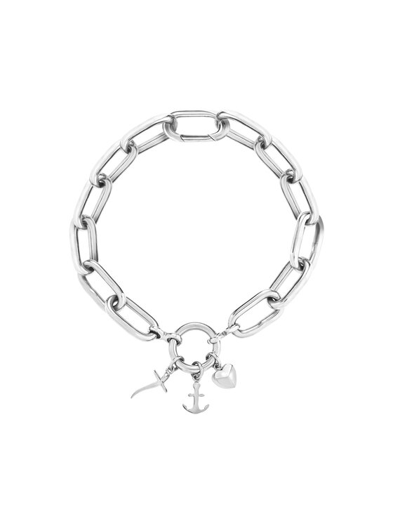 Breil Breil Bransoletka LOVE TIES Srebrny