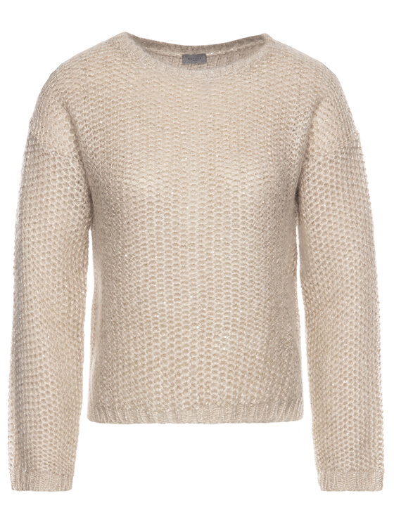 Marella Marella Sweter Cicala 33660699 Beżowy Regular Fit