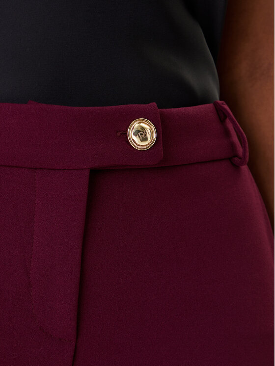 Rinascimento Rinascimento Чіноси CFC0126226003 Бордовий Slim Fit