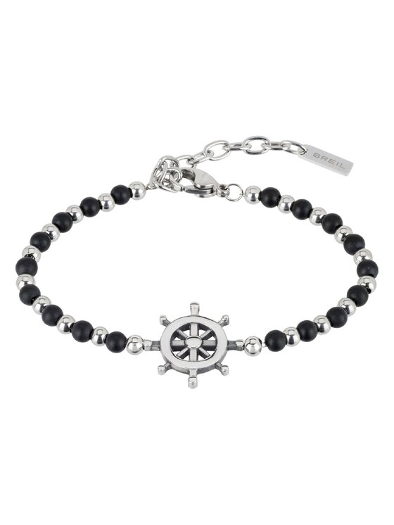 Breil Breil Bransoletka BLACK ONYX Czarny