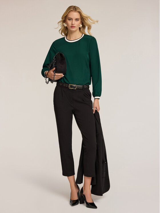 Motivi Motivi Blusa 2714Q101883N015 Verde Regular Fit