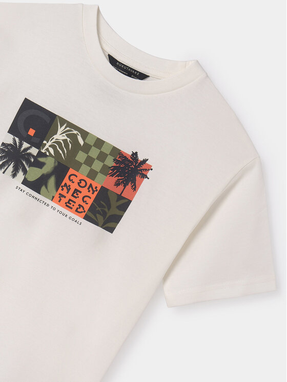 Mayoral Mayoral T-krekls 6038 Balts Regular Fit