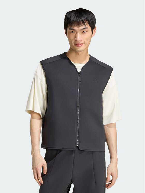 adidas adidas Kamizelka 168813 Czarny Loose Fit