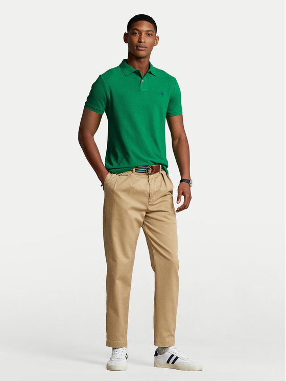 Polo Ralph Lauren Polo Ralph Lauren Polo majica 710782592017 Zelena Custom Slim Fit