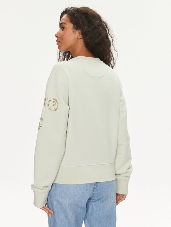 Guess Guess Džemperis ar kapuci Vintage Logo W4GQ10 KC8I0 Dzeltens Relaxed Fit