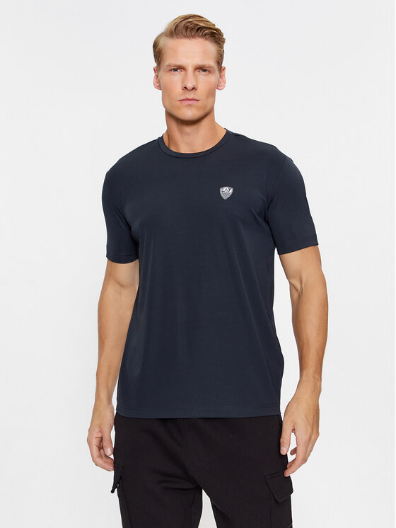 EA7 Emporio Armani EA7 Emporio Armani Tričko 8NPT16 PJRGZ 1578 Tmavomodrá Regular Fit