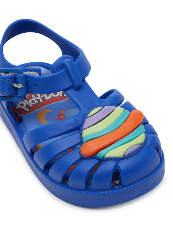 Melissa Melissa Sandały Mini Melissa Possession + Play Doh Bb M 35987 Niebieski