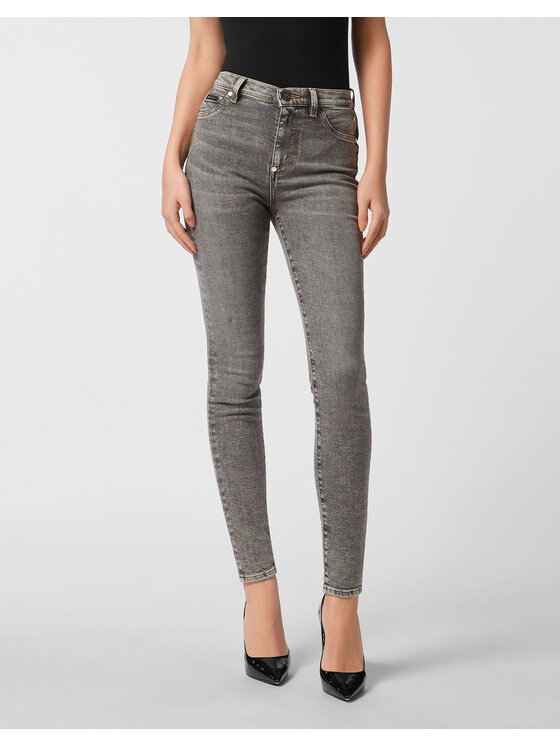 PHILIPP PLEIN PHILIPP PLEIN Jeggings 27207 Grigio