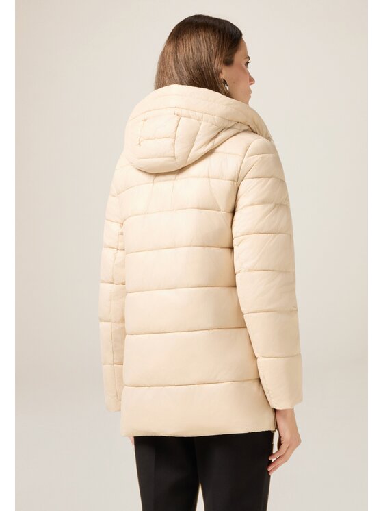 Oltre Oltre Giubbotto piumino F009R001490N002 Écru Slim Fit