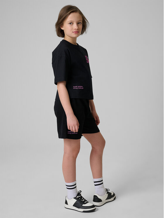 4F 4F Szorty sportowe JELLIFICATION Czarny Regular Fit