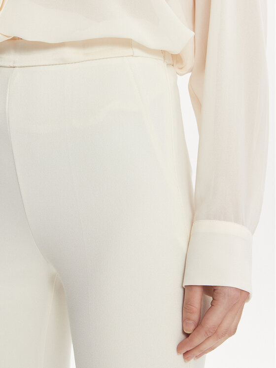 ViCOLO ViCOLO Spodnie materiałowe TB0079 Écru Regular Fit