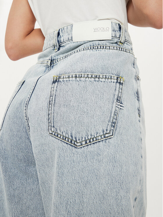 ViCOLO ViCOLO Džínsy DB5343 Modrá Regular Fit