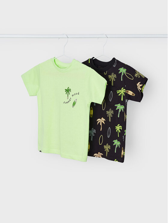 Mayoral Mayoral 2er-Set T-Shirts 3018 Bunt Regular Fit