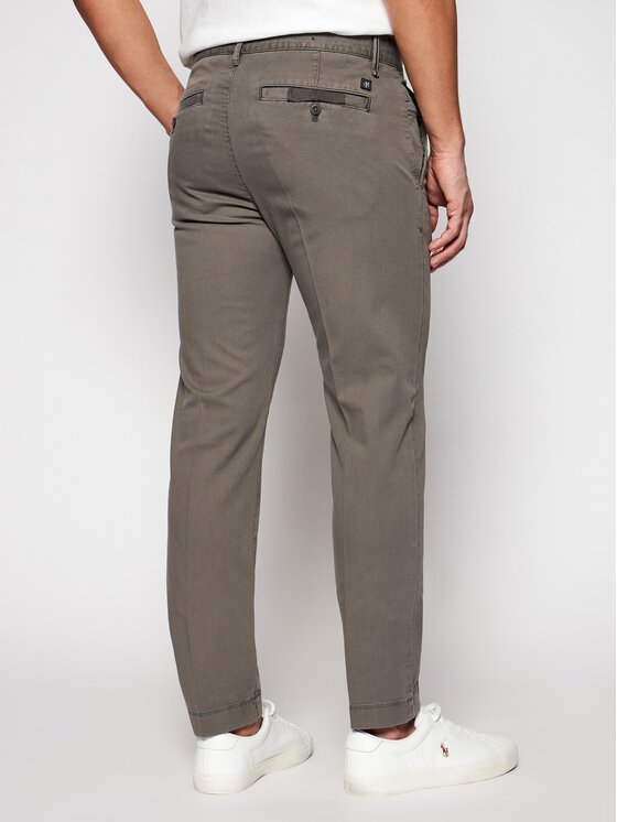Marc O'Polo Marc O'Polo Pantaloni chino B21 0108 10064 Gri Tapered Fit