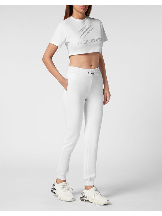 Plein Sport Plein Sport T-Shirt 12967 Biały Regular Fit