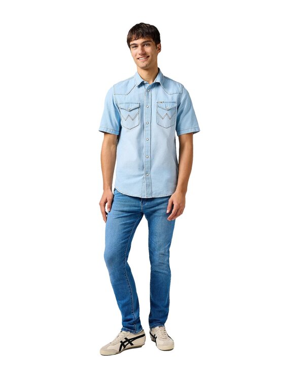 Wrangler Wrangler Jeansy 112362457 Niebieski Slim Fit