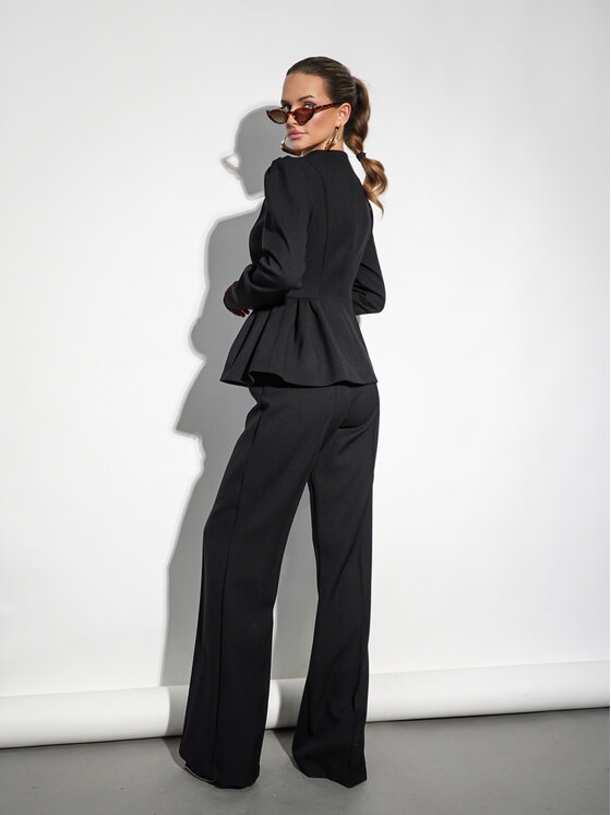 LilaLou LilaLou Marynarka Elise Czarny Regular Fit