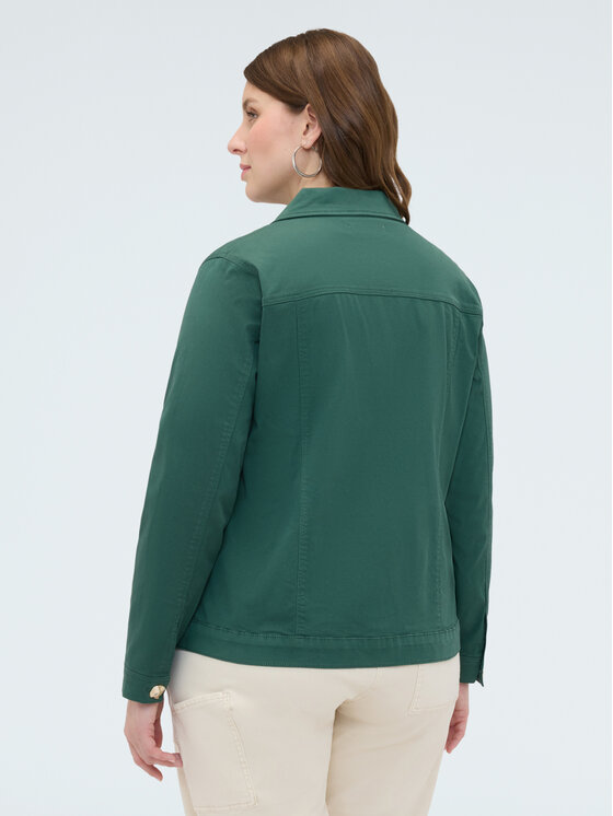 Fiorella Rubino Fiorella Rubino Kurtka jeansowa R700T001265N035 Zielony Boxy Fit