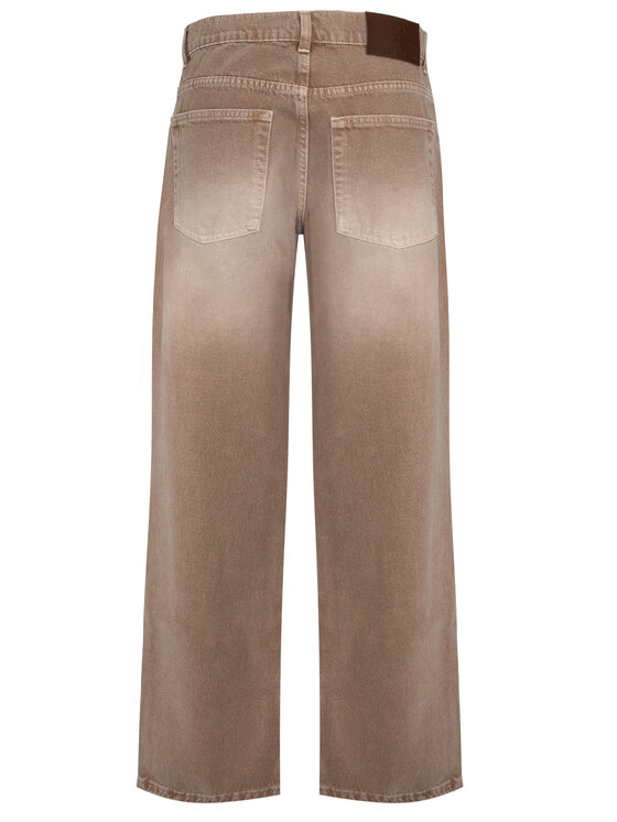 Magda Matyja Magda Matyja Jeansy SAND LOOSE JEANS Beżowy jasny Loose Fit
