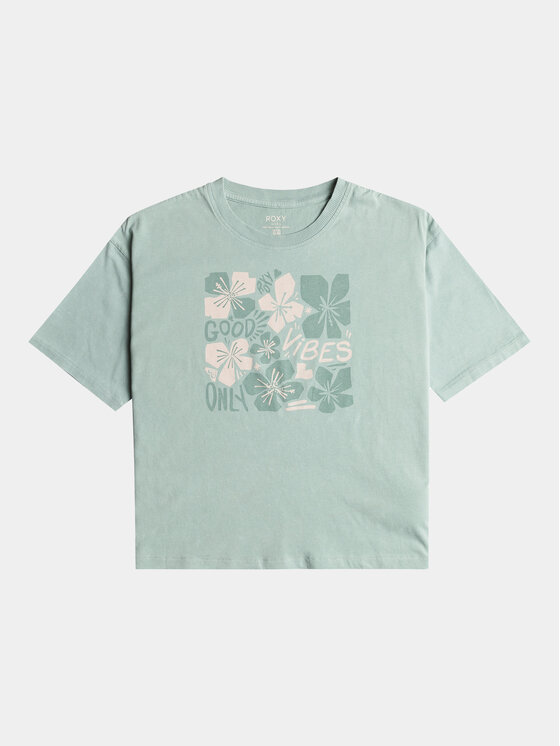 Roxy Roxy T-Shirt Sun Fr Seas C Tees ERGZT04004 Modrá Regular Fit