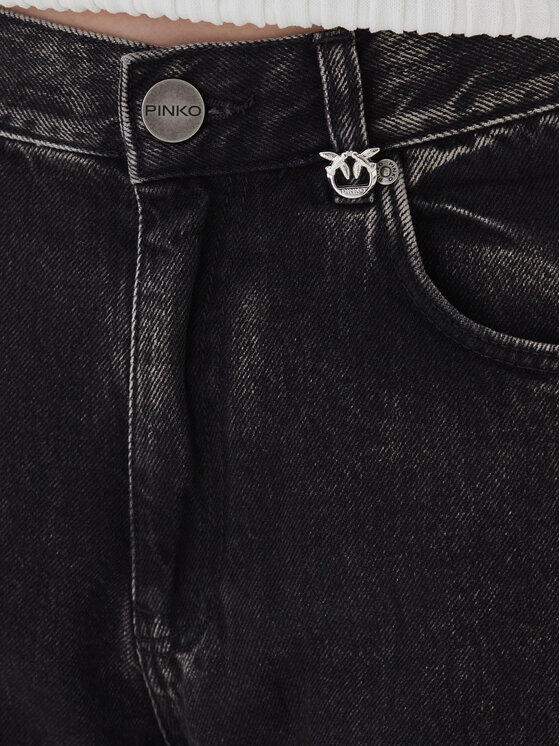 PINKO PINKO Jeansy Wanda 105541 A2RR Czarny Regular Fit