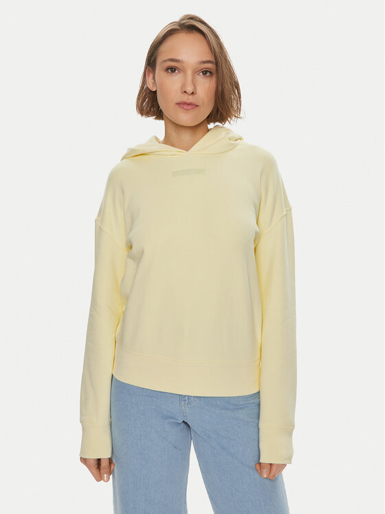 Calvin Klein Mikina Micro Logo K20K206631 Žltá Regular Fit