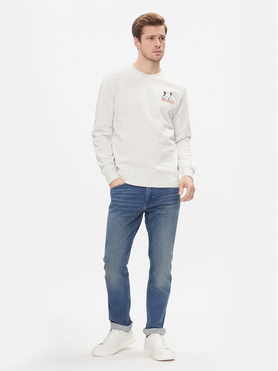 Jack&Jones Jack&Jones Majica dugih rukava 12248906 Siva Standard Fit