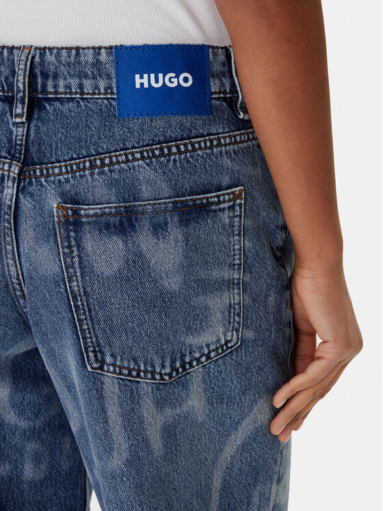 HUGO HUGO Džínsy Gamala 50553051 Modrá Baggy Fit