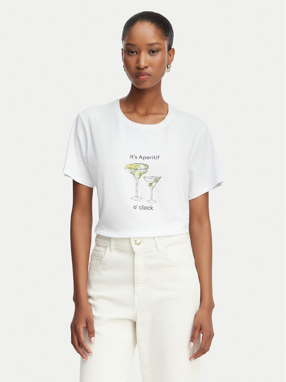Marella Marella T-Shirt Emme by Marella Gola 2615971072 Creme Regular Fit