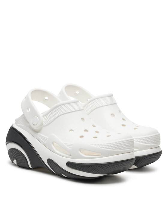 Crocs Crocs Natikači Bubble Crush Clog 210061 Bela