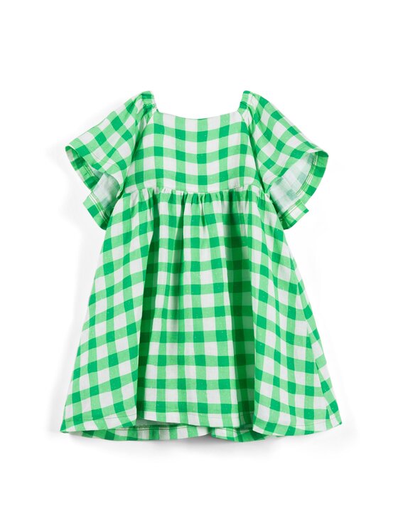 Kid story Sukienka codzienna, rozmiar 110/116, Zielona, GREEN GRID